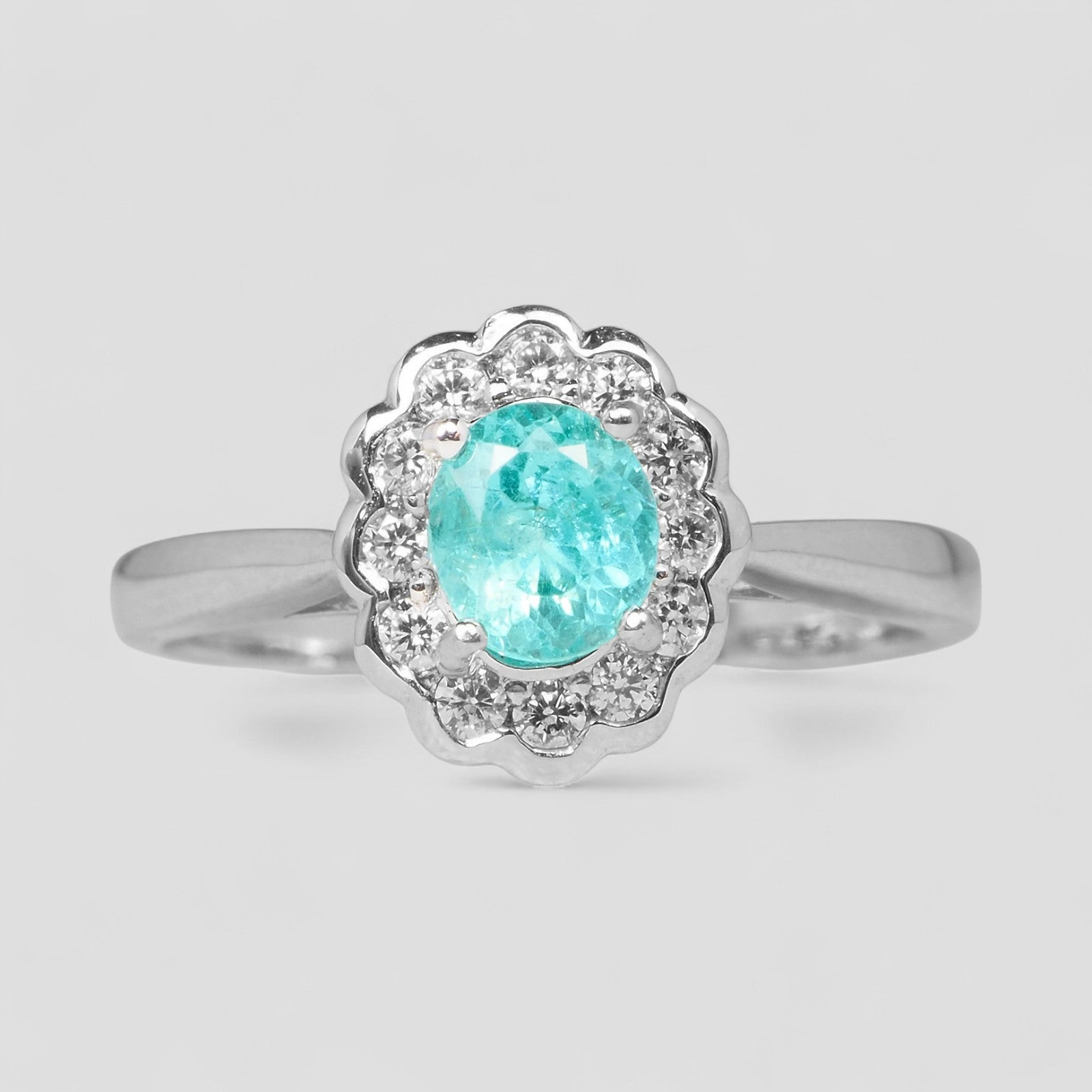Paraiba Tourmaline 925 Sterling Silver Ring