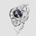 Gray Spinel 925 Sterling Silver Ring