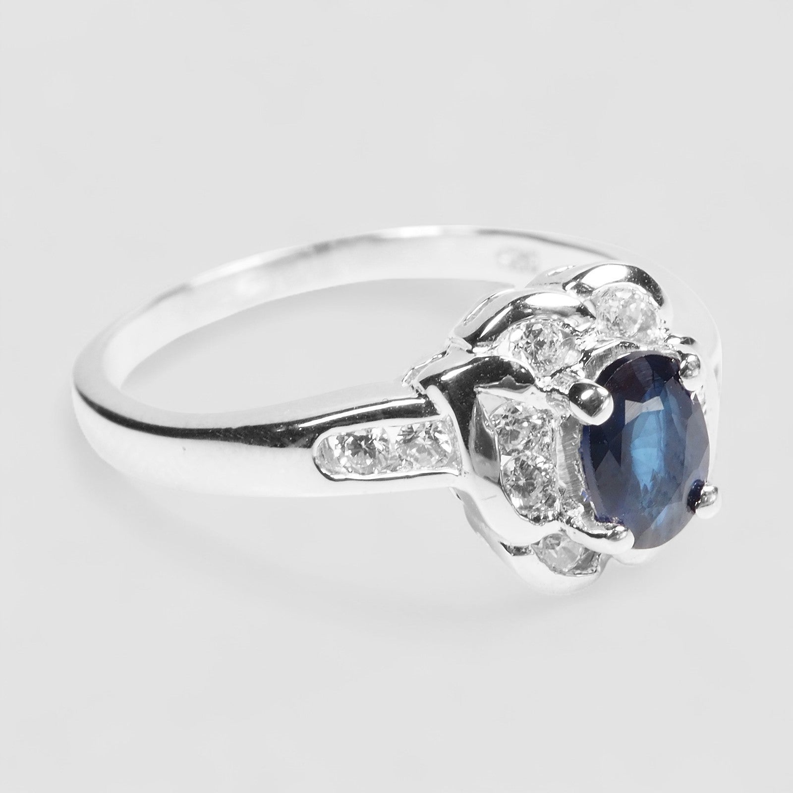 Blue Sapphire 925 Sterling Silver Ring