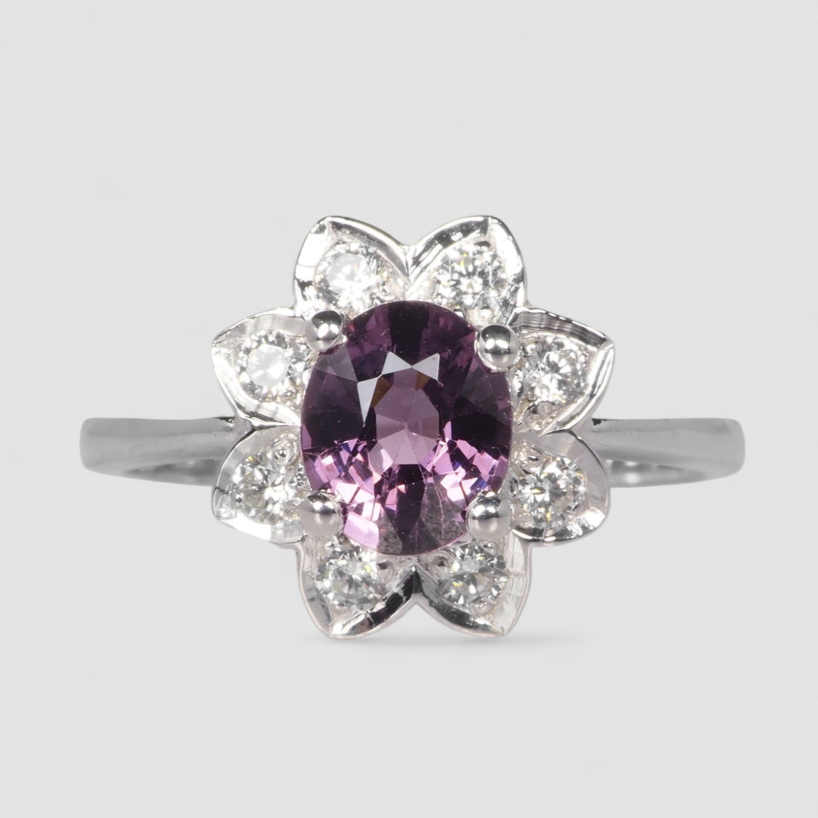 Purple Spinel 925 Sterling Silver Ring