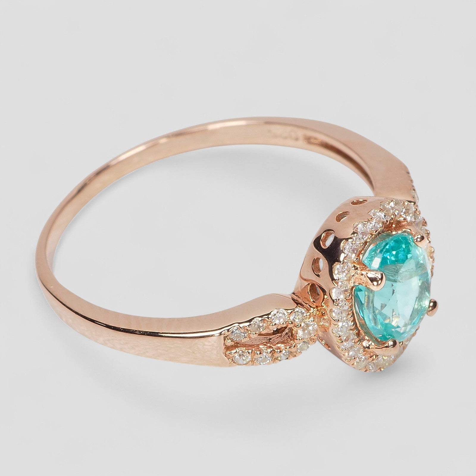 Neon Blue Apatite 925 Sterling Silver Ring