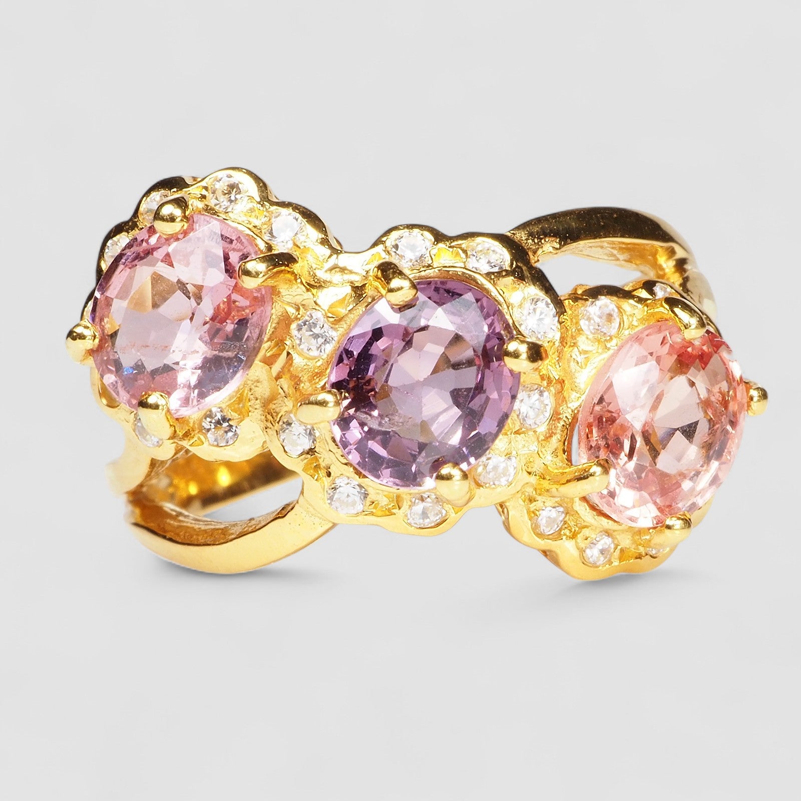 Purple Spinel 925 Sterling Silver Ring