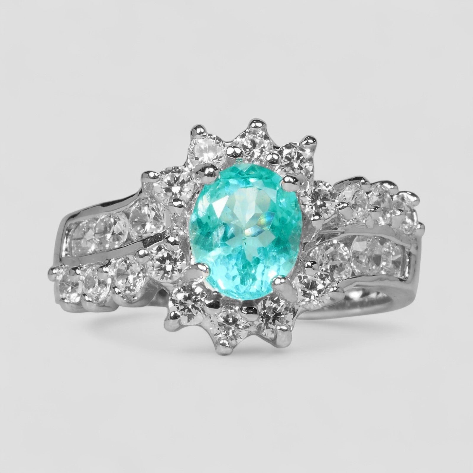 Blue Apatite 925 Sterling Silver Ring