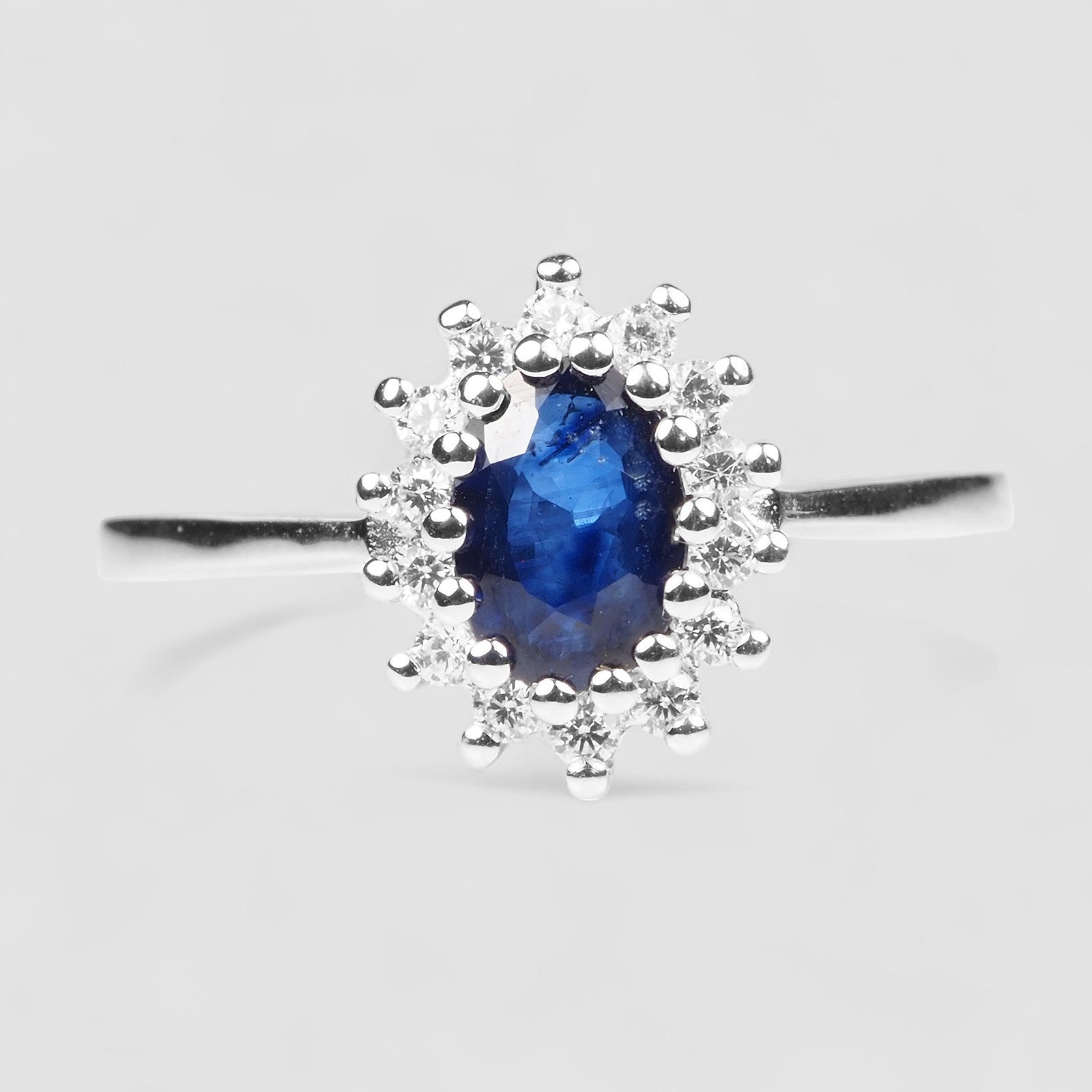 Blue Sapphire 925 Sterling Silver Ring