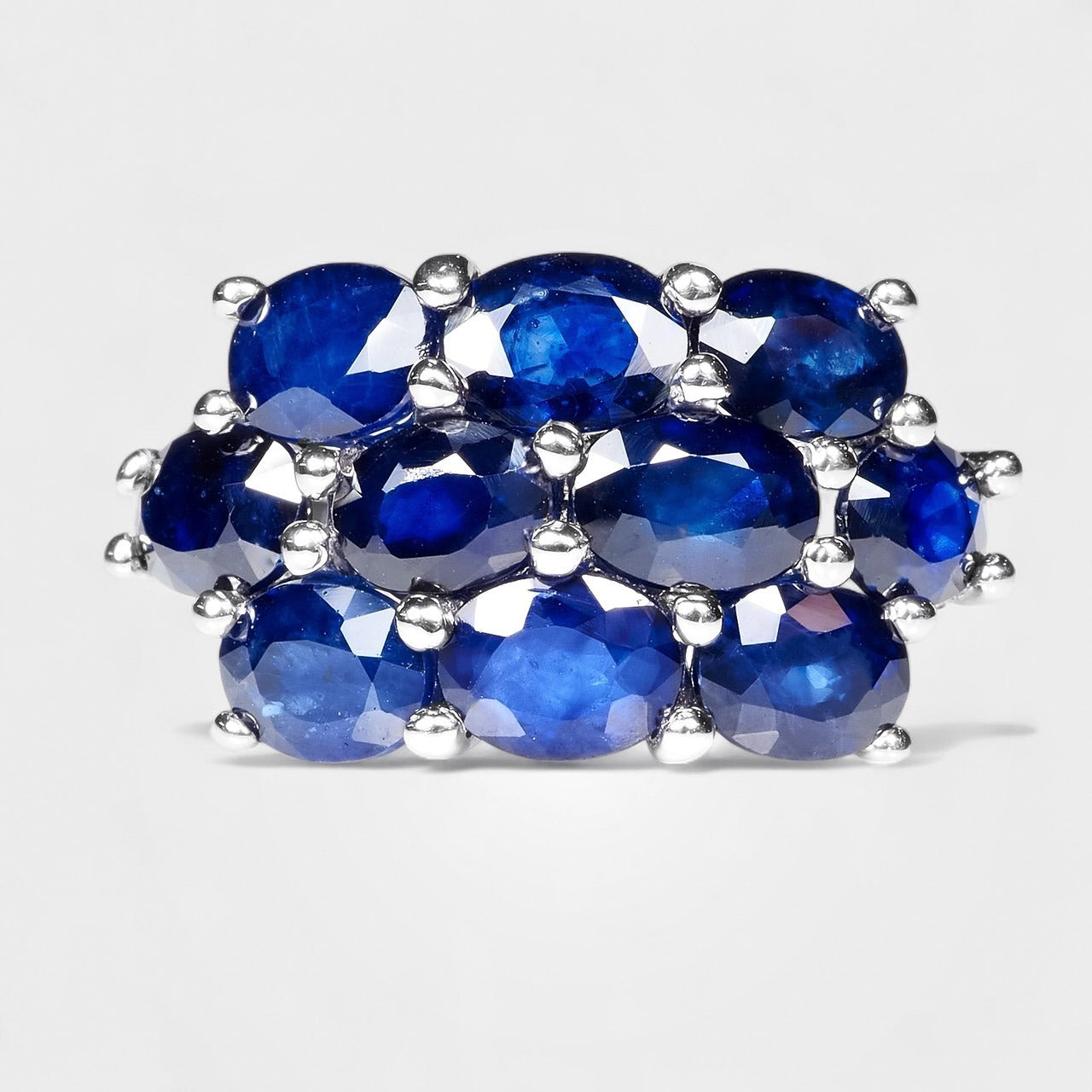 Boutique Blue Sapphire 925 Sterling Silver Ring
