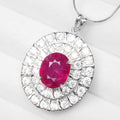 Red Ruby 925 Sterling Silver Pendants