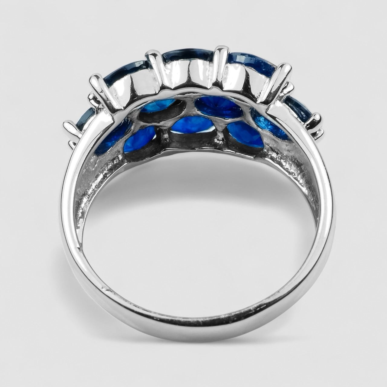 Boutique Blue Sapphire 925 Sterling Silver Ring