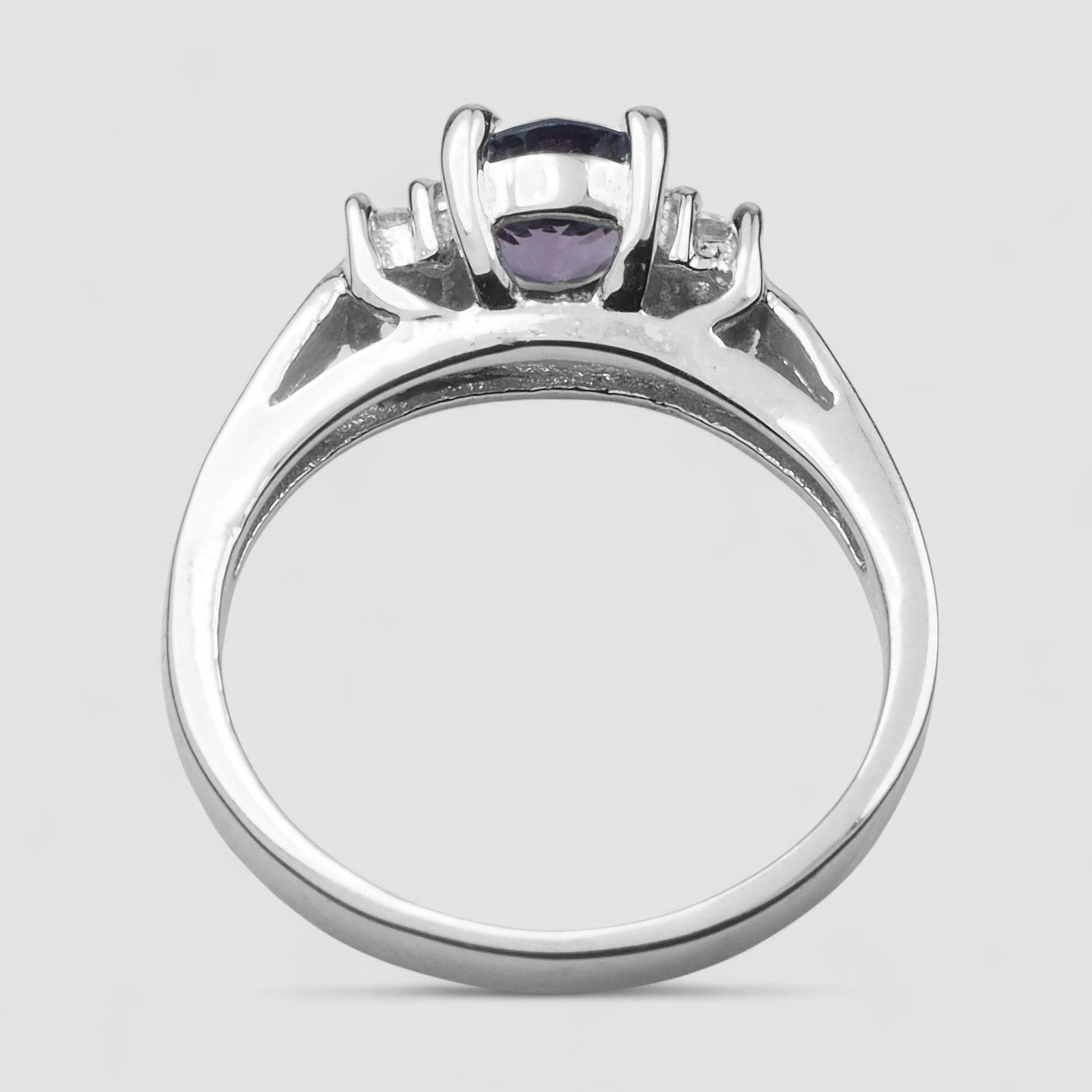 Violet Spinel 925 Sterling Silver Ring