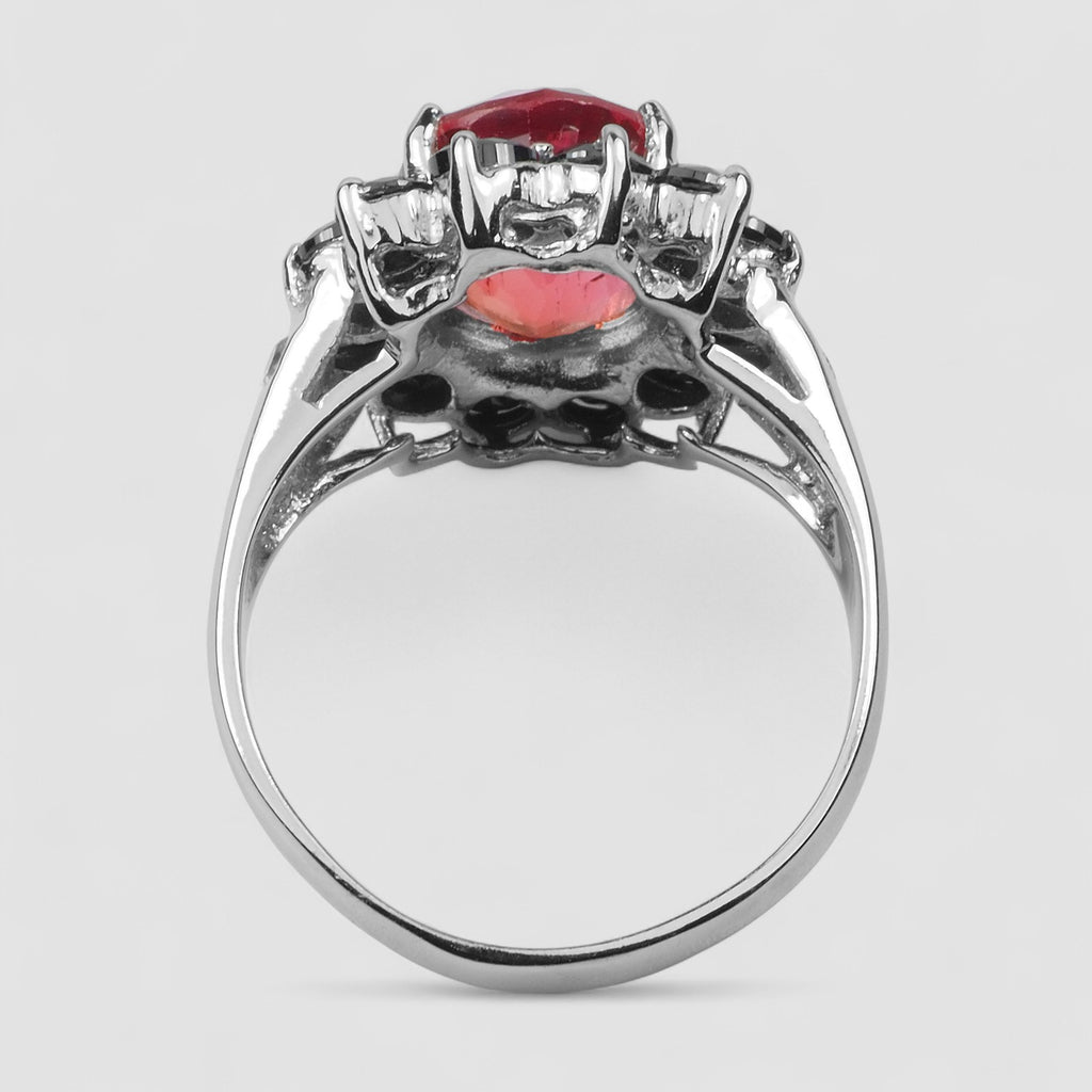 RED SAPPHIRE925 STERLING SILVER RING
