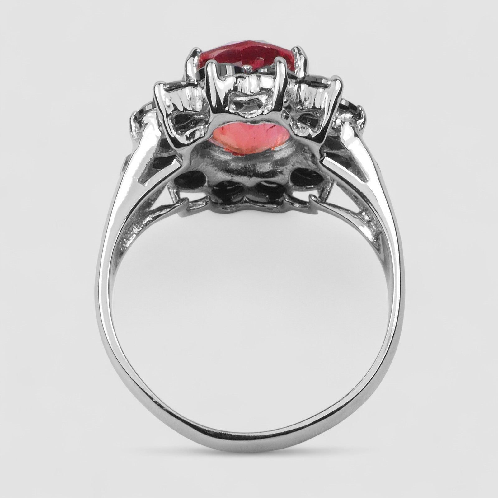 RED SAPPHIRE925 STERLING SILVER RING