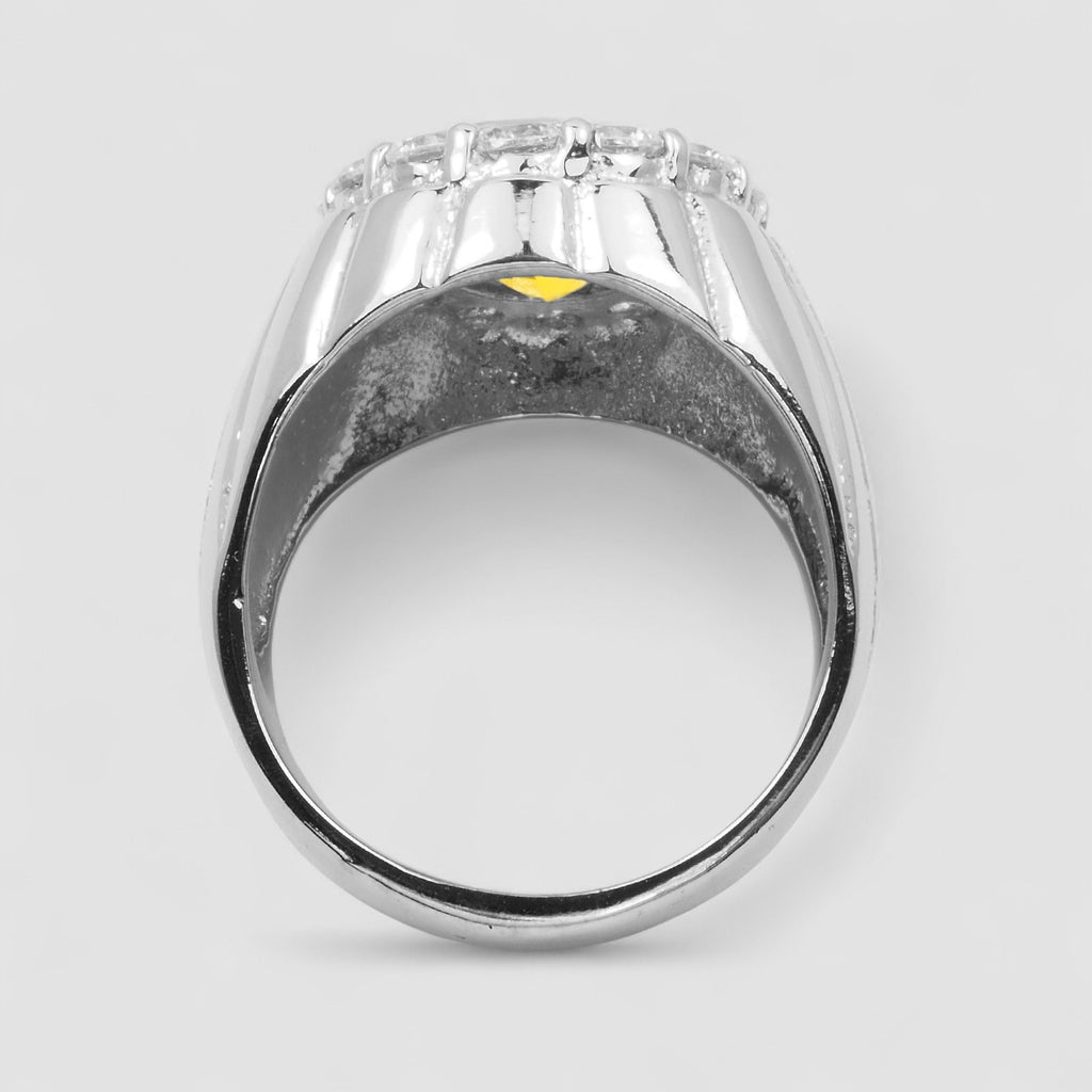 YELLOW SAPPHIRE 925 STERLING SILVER HANDMADE RING