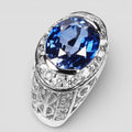 Blue Sapphire 925 Sterling Silver Handmade Ring