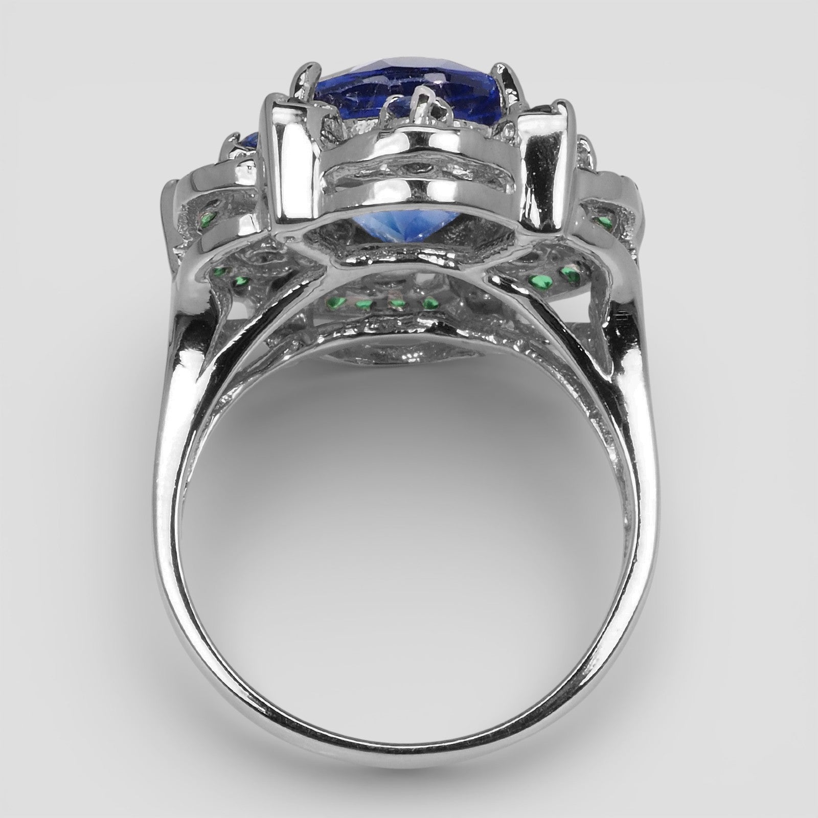 BLUE SAPPHIRE 925 STERLING SILVER RING