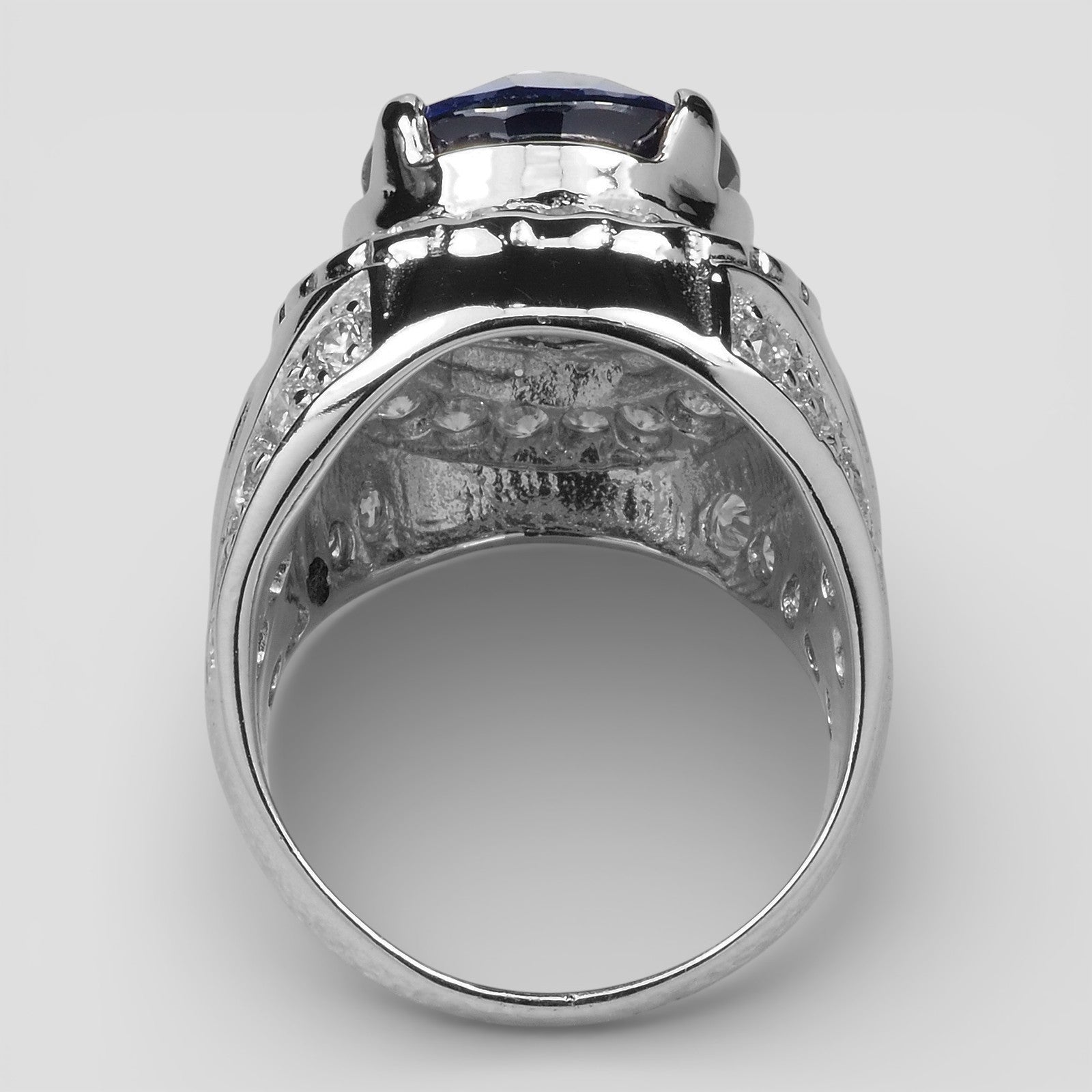 BLUE SAPPHIRE 925 STERLING SILVER HANDMADE RING