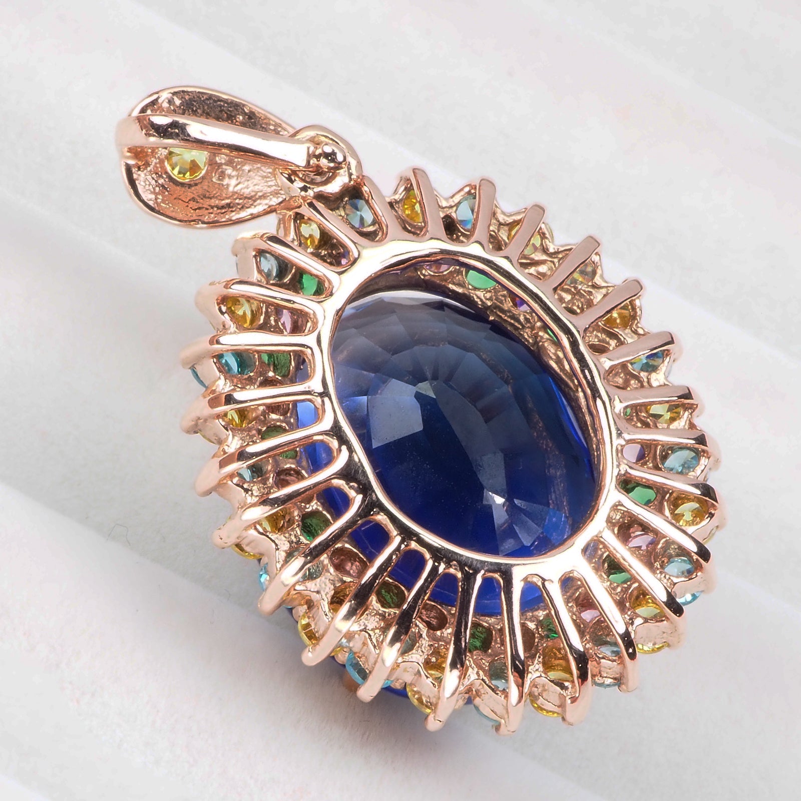 BLUE SAPPHIRE 925 STERLING SILVER PENDANTS