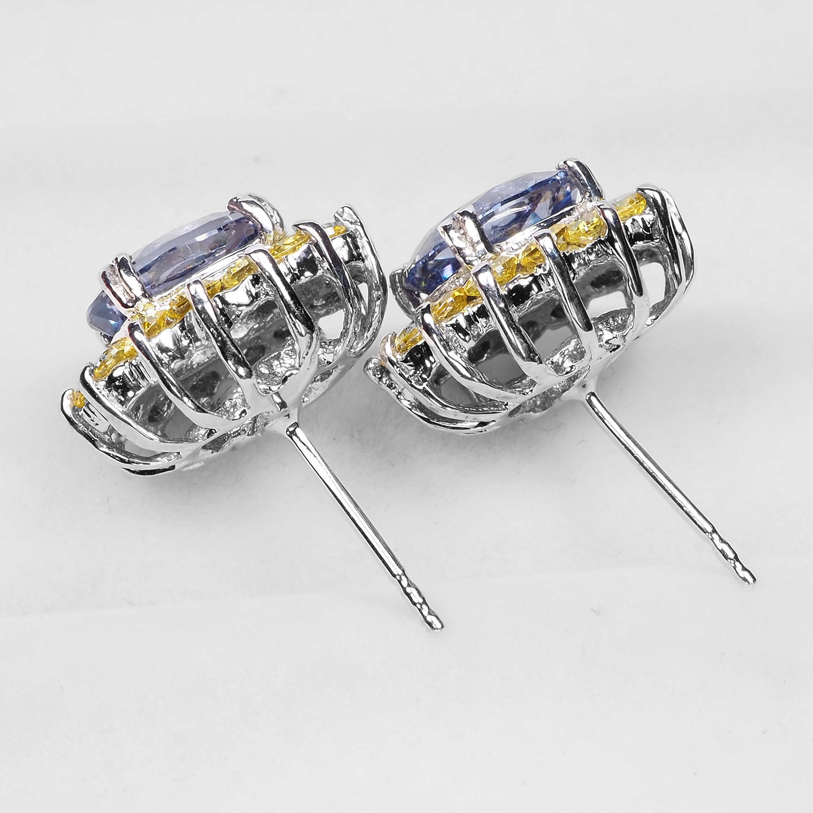 Color Change Alexandrite 925 Sterling Silver Earrings