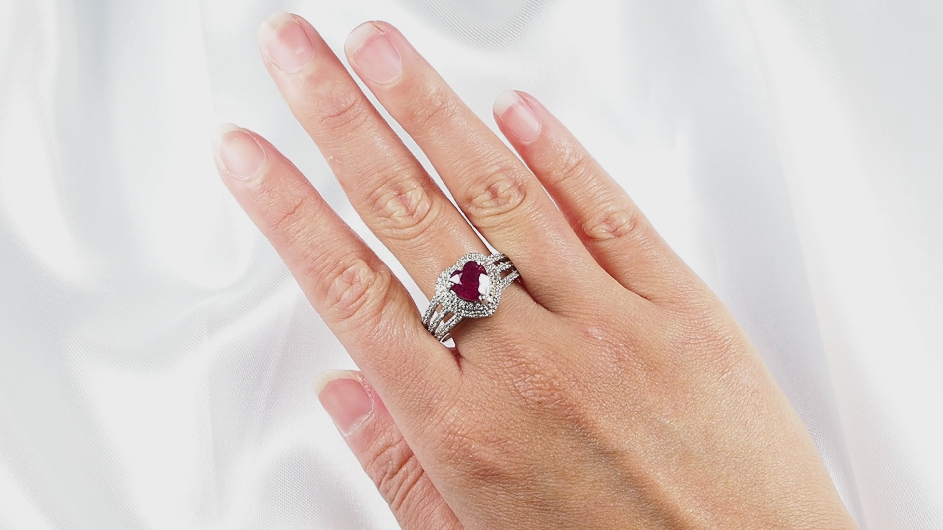 Blood Red Ruby 925 Sterling Silver Ring Minimalist,Everyday Gemstone Ring, Gift for Her
