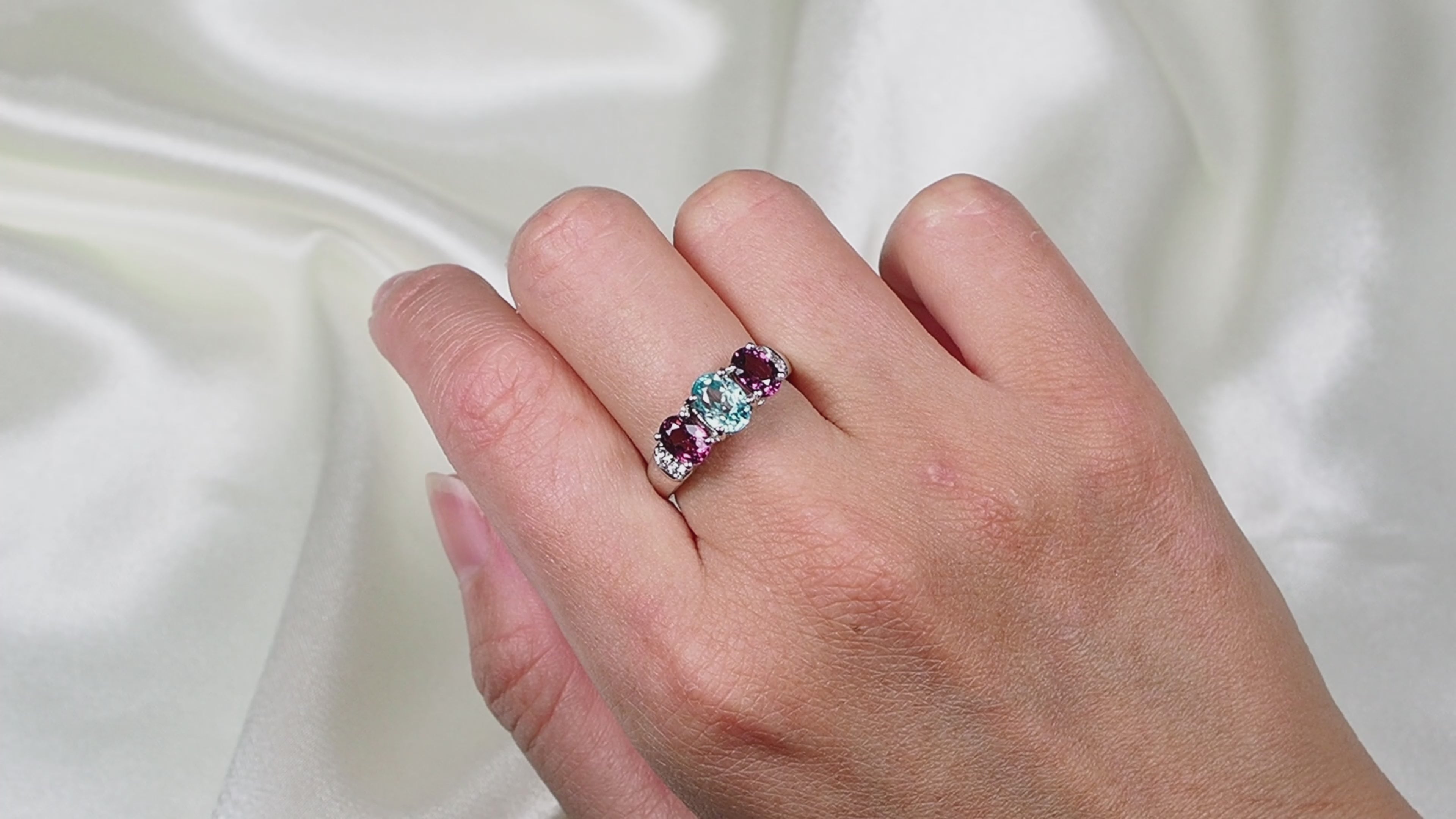 Blue Zircon 925 Sterling Silver Ring Finish Fine Jewelry, Minimalist Everyday Gemstone Ring, Gift for Her