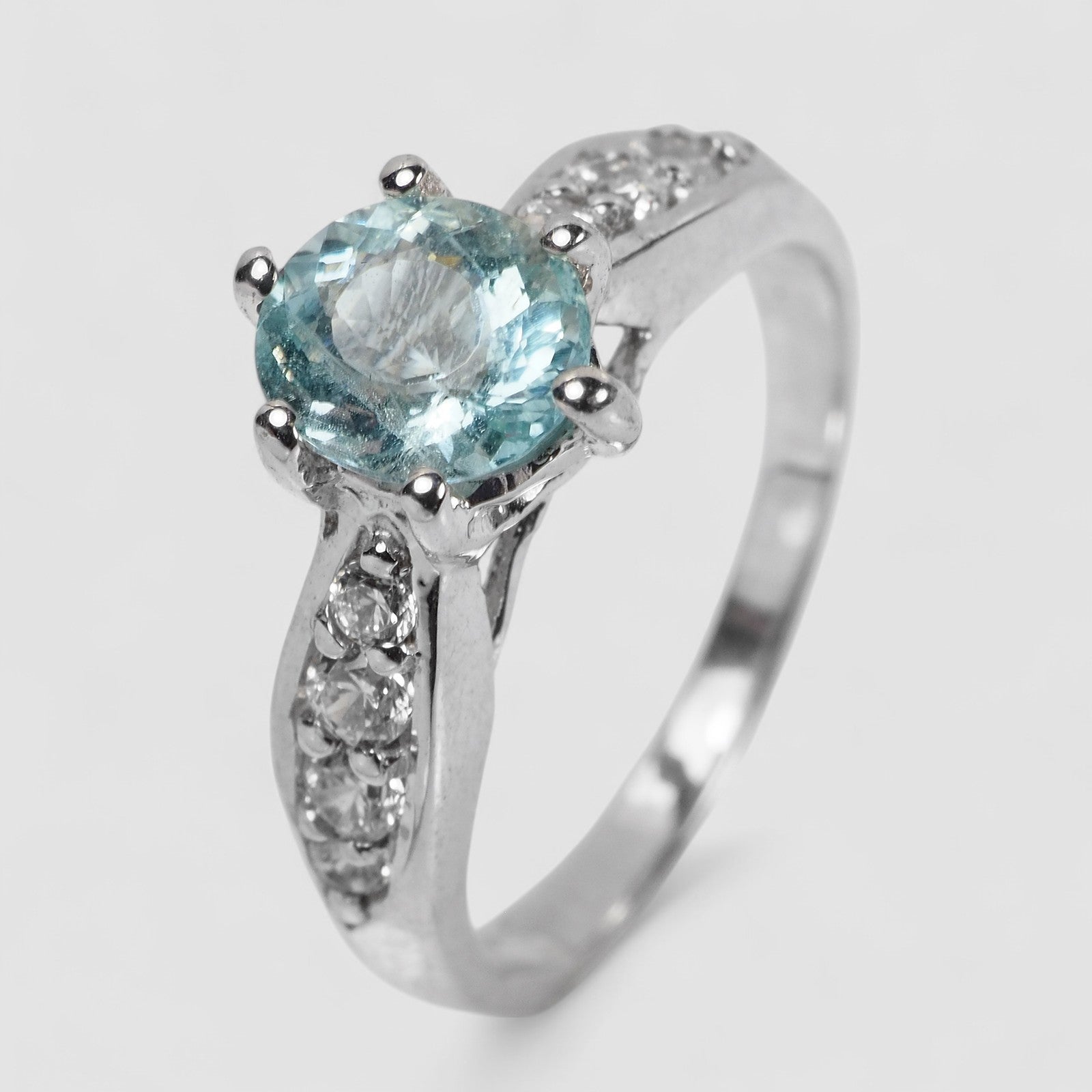 Baby Blue Aquamarine Fine Jewelry Rings