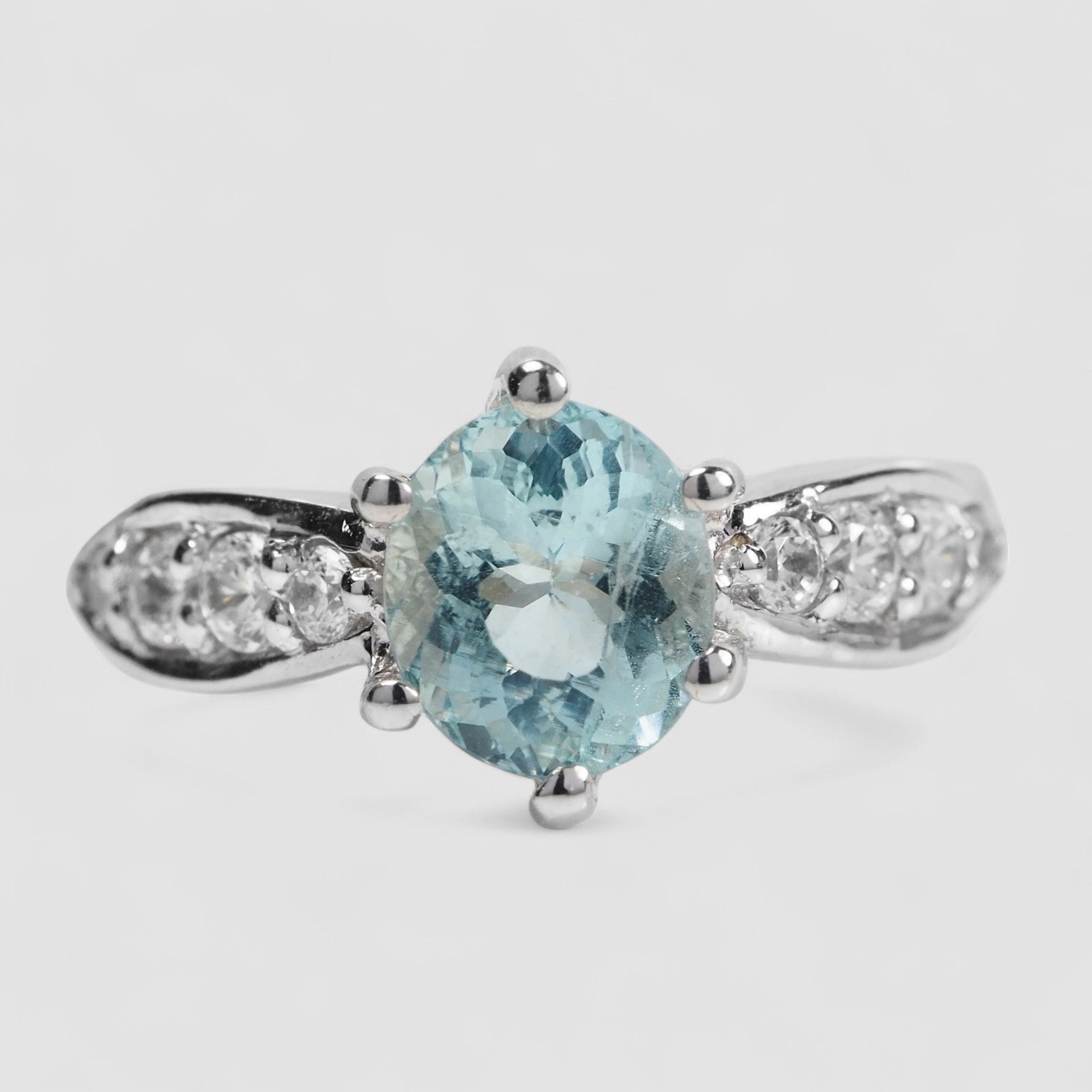 Baby Blue Aquamarine Fine Jewelry Rings