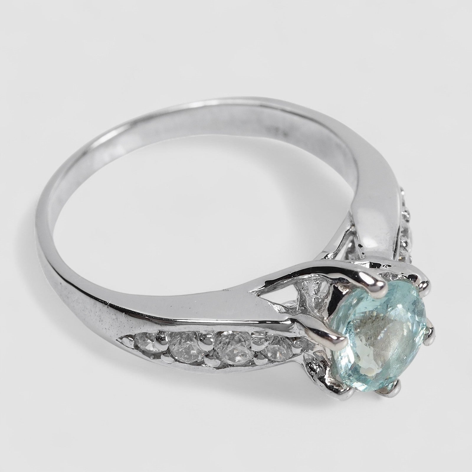 Baby Blue Aquamarine Fine Jewelry Rings