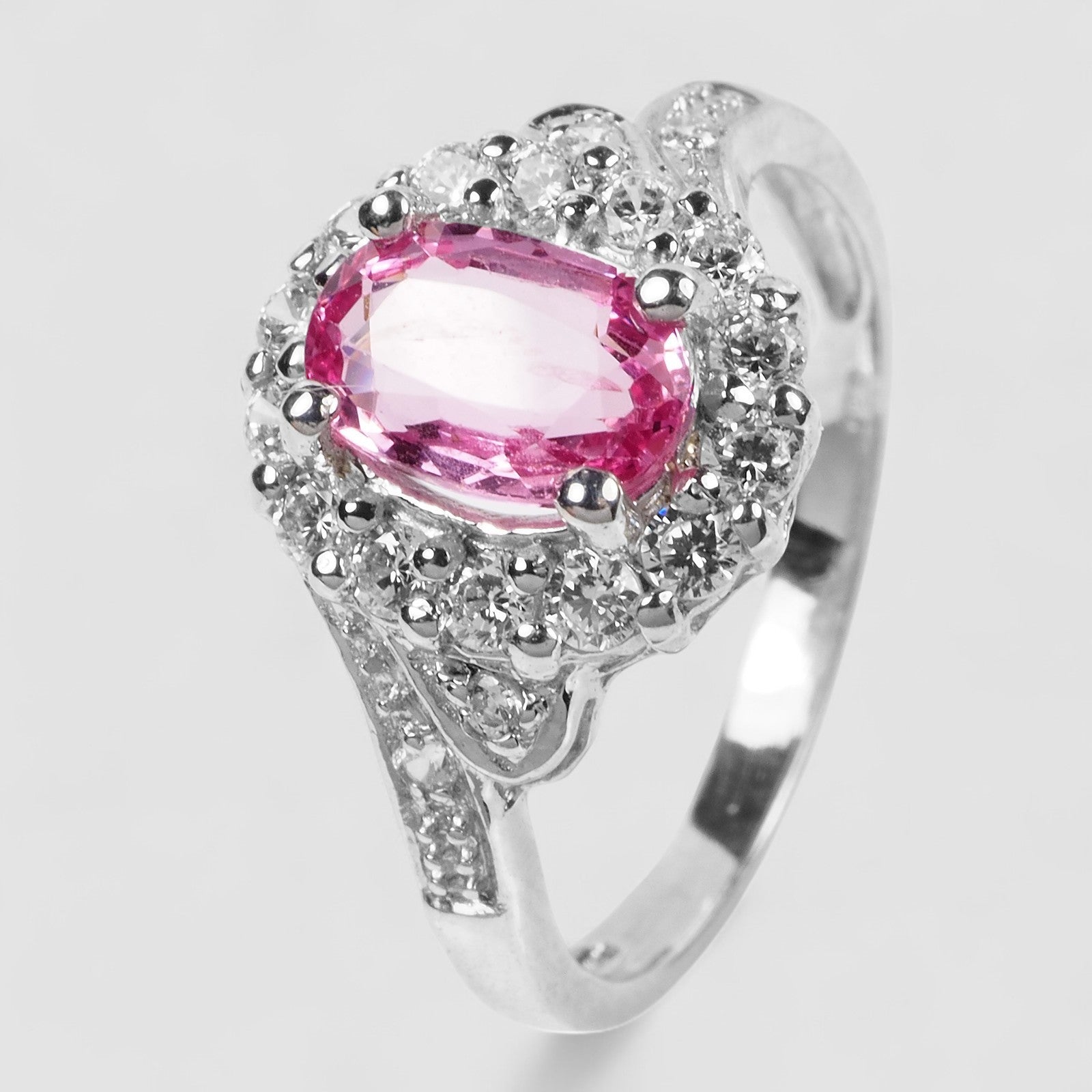 Pink Spinel 925 Sterling Silver Handmade Fine Ring, Birthday Gift, Dainty Ring, Free Resizing