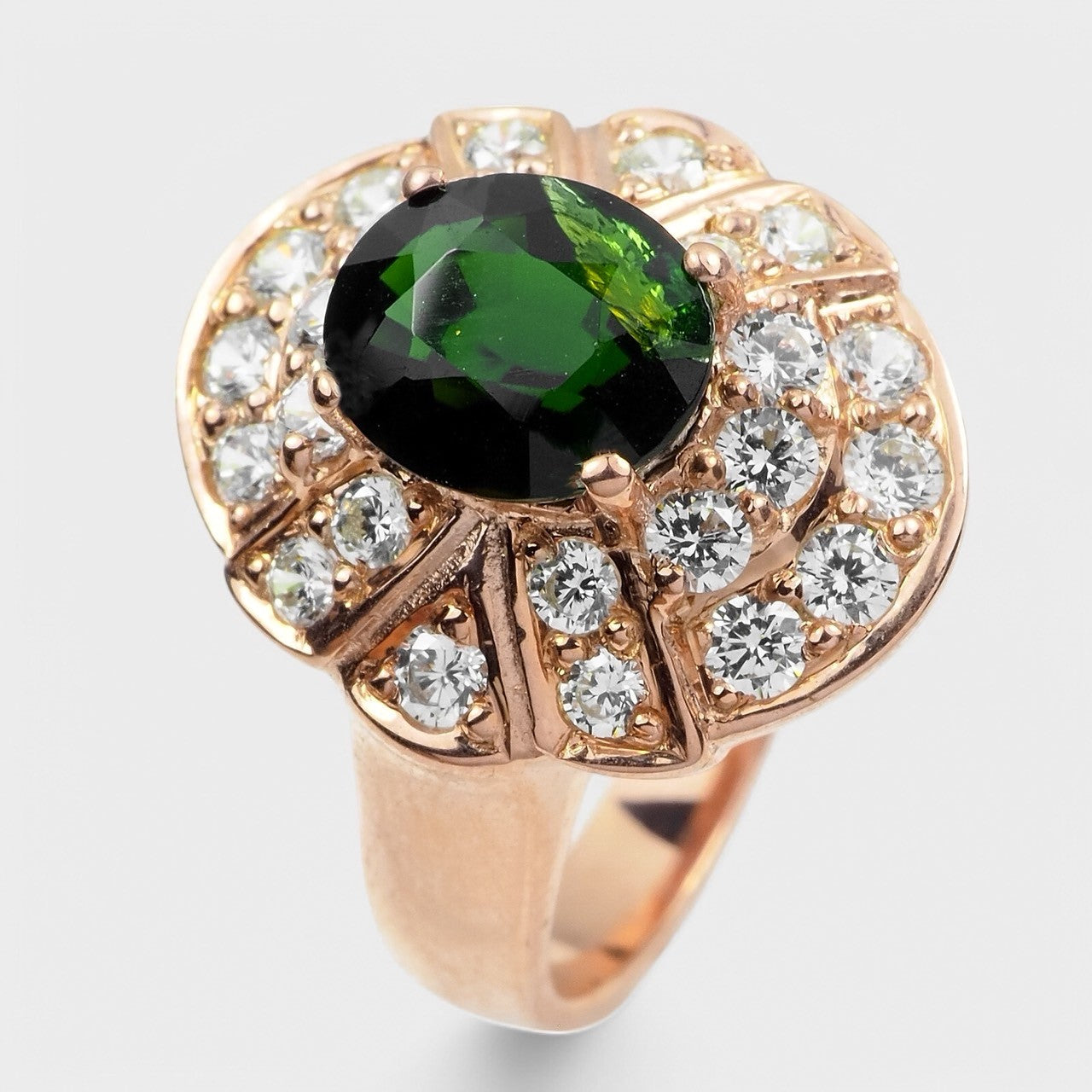 Dark Forest Green Tsavorite Garnet 925 Silver, Natural Gemstone, Free Resizing