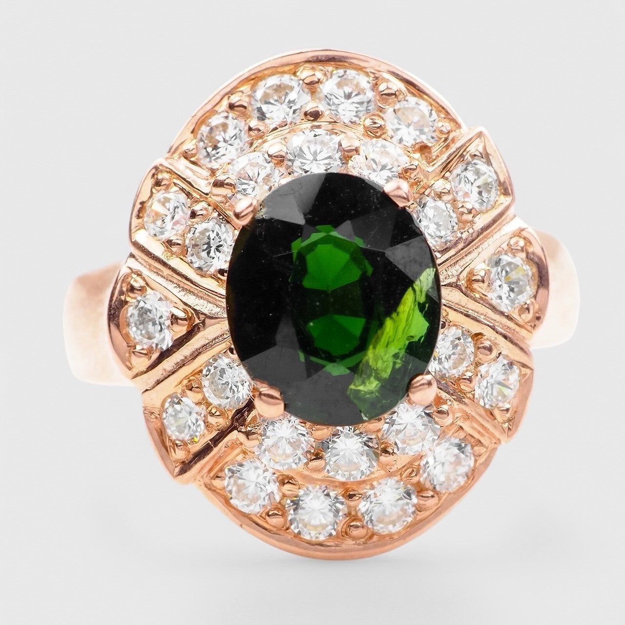 Dark Forest Green Tsavorite Garnet 925 Silver, Natural Gemstone, Free Resizing