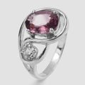 Sweetie Pink Tourmaline Ring Sterling Silver 925, Dainty Everyday Ring, Gift for Her