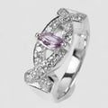 Pink Sapphire 925 Sterling Silver Ring