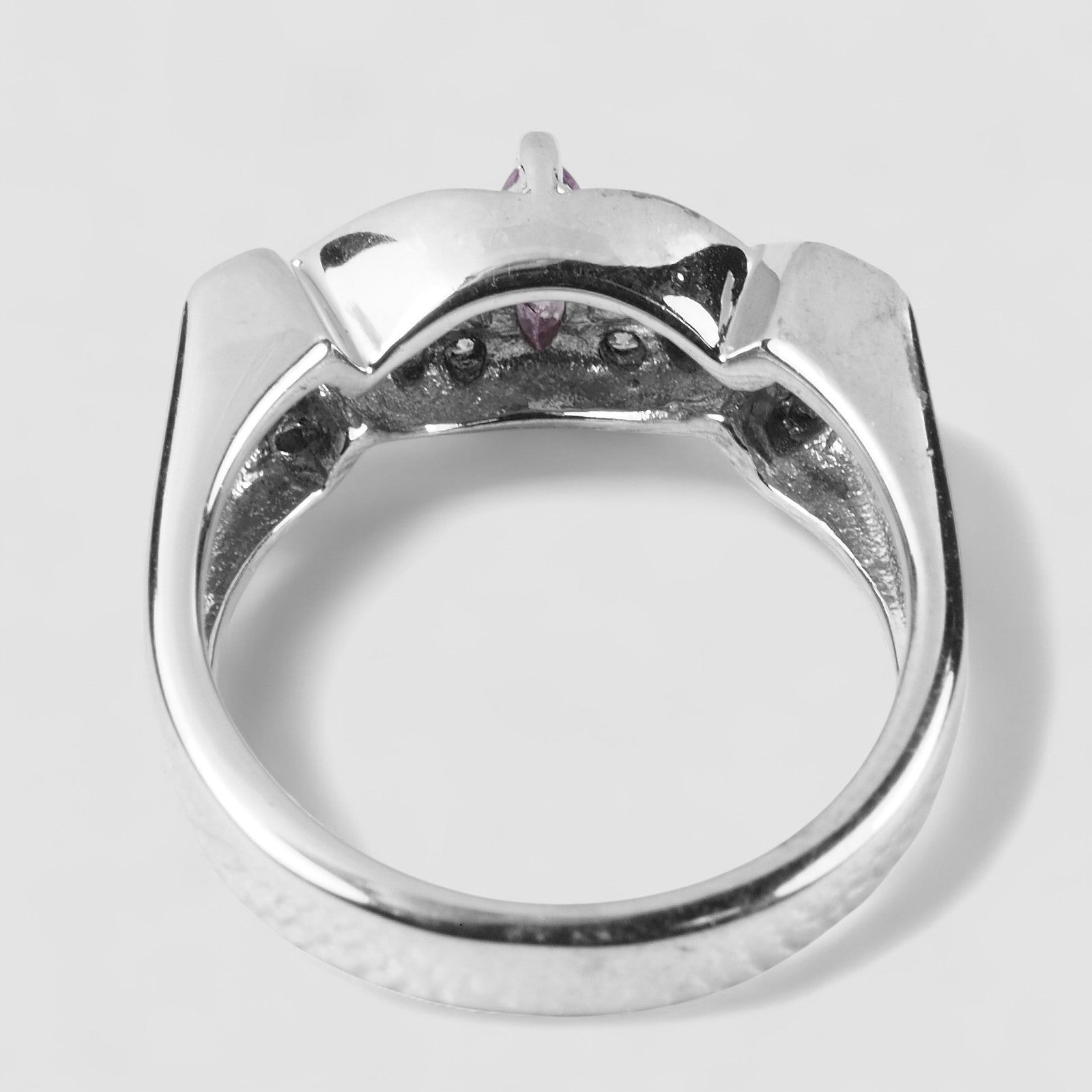 Pink Sapphire 925 Sterling Silver Ring