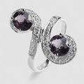 Gray Spinel 925 Sterling Silver Ring