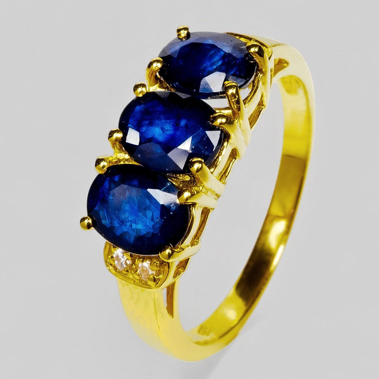 Blue Sapphire 925 Sterling Silver Ring