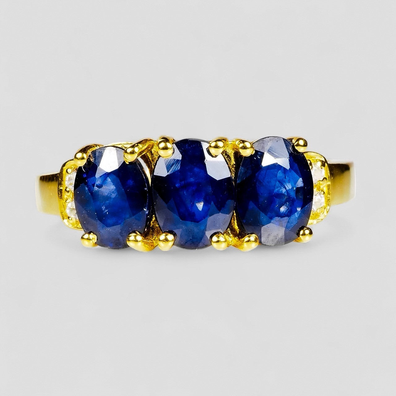Blue Sapphire 925 Sterling Silver Ring