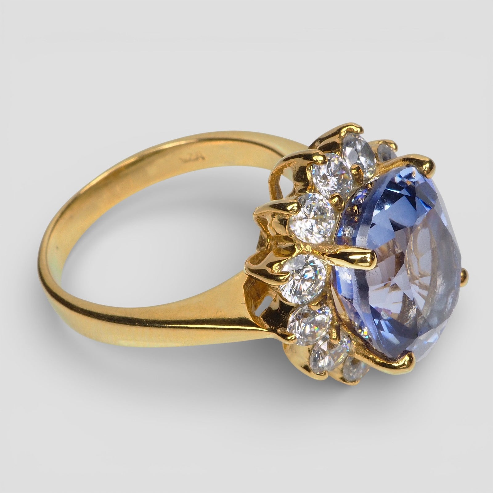 CORNFLOWER BLUE SAPPHIRE 925 STERLING SILVER HANDMADE RING