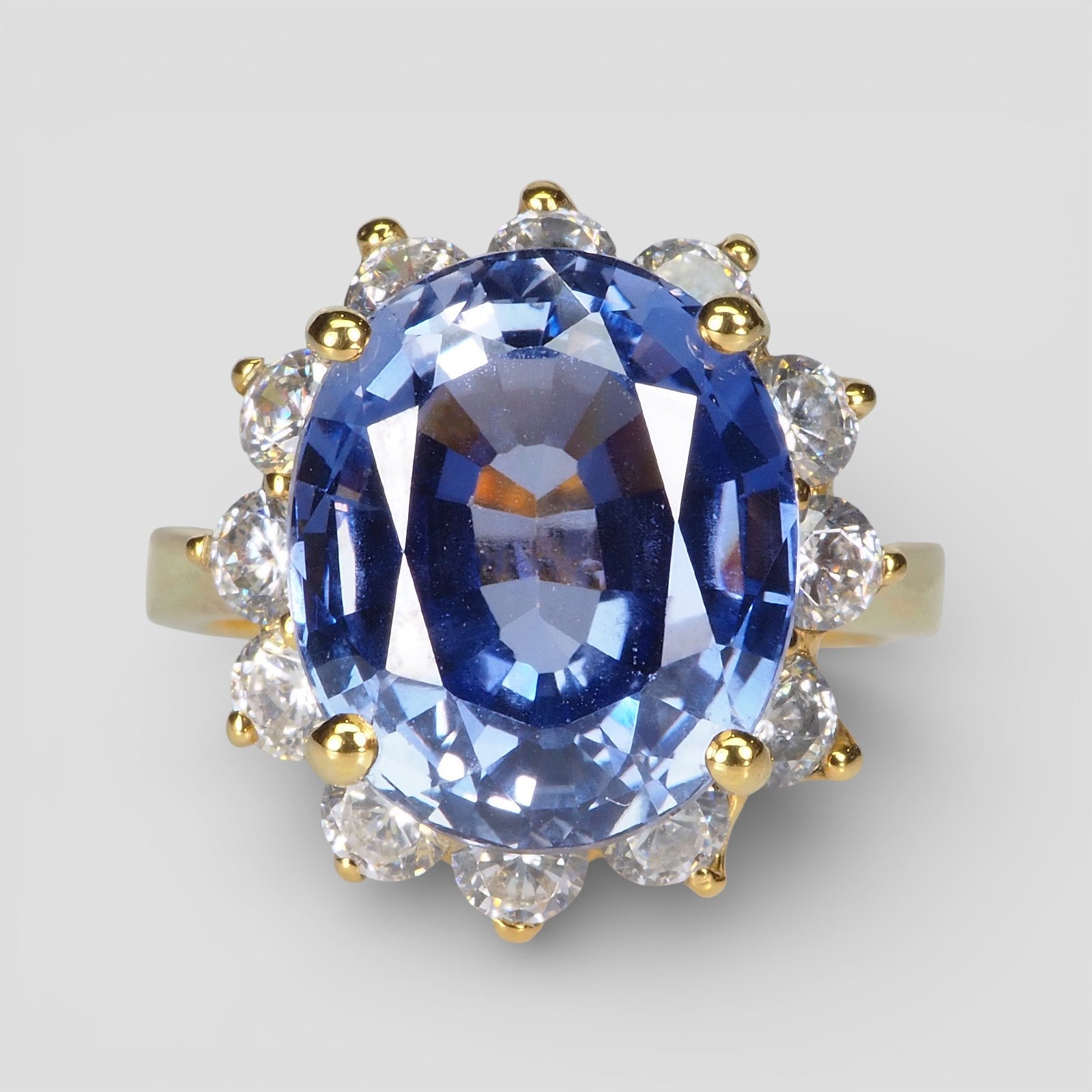 CORNFLOWER BLUE SAPPHIRE 925 STERLING SILVER HANDMADE RING